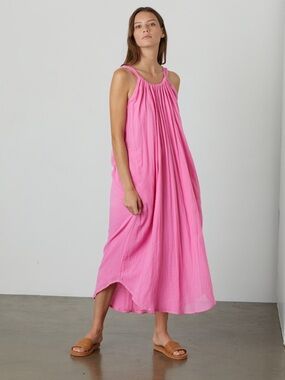 Velvet Reese Bow Back Cotton Midi Dress